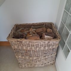 vintage laundry basket
