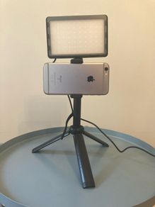 Panel Light, Tripod Stand and Phone Holder kit for Photography and Videography