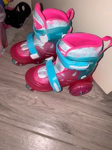 Pink Glitter Roller Blades