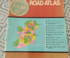 Vintage Ireland Road Atlas