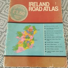 Vintage Ireland Road Atlas