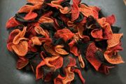 scarf handmade wool knitted