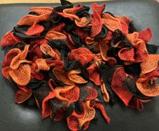 scarf handmade wool knitted