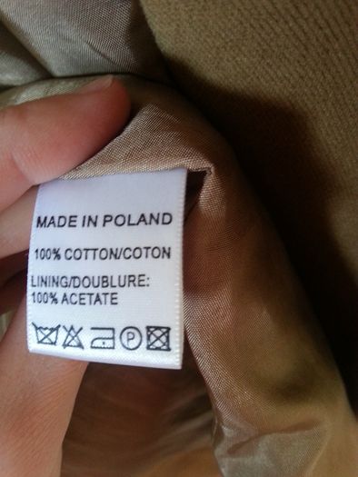 Coat - Tan Colour - Size Medium