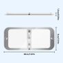 LED Ceiling Light, RV Lights Interior, with Remote and Switch Camper Lights Interior with 4 Color Adjustable, for Large Tents, Campervan, Motorhome, Truck, Van, Boat Image 2