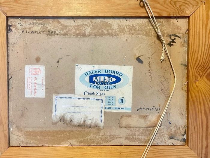 1964 Mid century modernist oil on board by Irish artist Jack Pakenham RUA