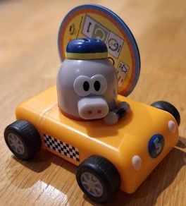 Hey Duggee Friction Powered Car with Built-In Roly Figurine