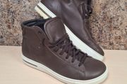 Birkenstock Bend Mid Casual Brown Leather Trainers Boot Runners Size Uk 7 Eu 41 Mens Womens Unisex