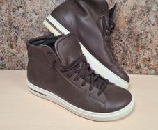 Birkenstock Bend Mid Casual Brown Leather Trainers Boot Runners Size Uk 7 Eu 41 Mens Womens Unisex
