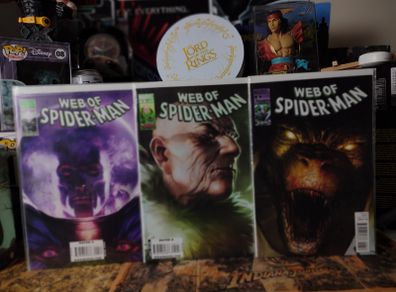 Web of Spider-man ! Issues 4-6 ! Portrait Covers ! 2010 ! by Marvel !