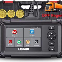 Launch CRP129HD Heavy Duty Truck Scanner with DPF Regen,Speed Limit Adjust Reset, Full System Diesel Semi Truck Diagnostic Tool