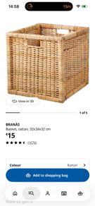 2 ikea baskets