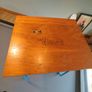Vintage Retro School Desk, Folding Chair & Floor Easel Set - Image 5