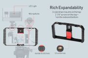 BRAND NEW smartphone Video Rig Hand Grip Filmmaking Case Phone Video Stabilizer Handheld Tripod Mount for iPhone Android