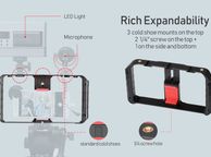 main image for ad BRAND NEW smartphone Video Rig Hand Grip Filmmaking Case Phone Video Stabilizer Handheld Tripod Mount for iPhone Android
