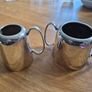 Vintage Henry Jenkins EPNS hard soldered blank Silver jug, sugar dish Image 2