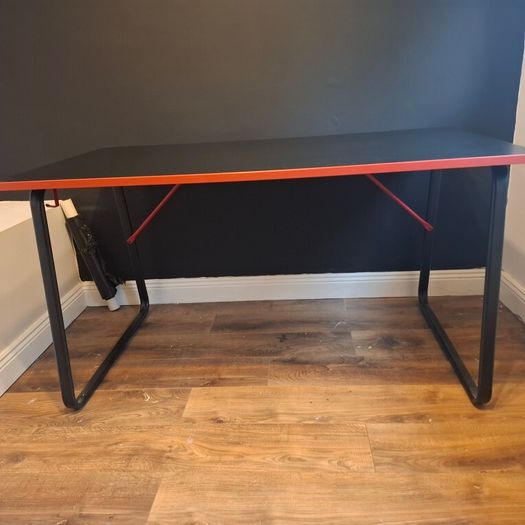 IKEA Gaming Desk Black & Red