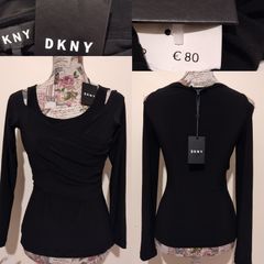 Dkny Black Top, New With Tags