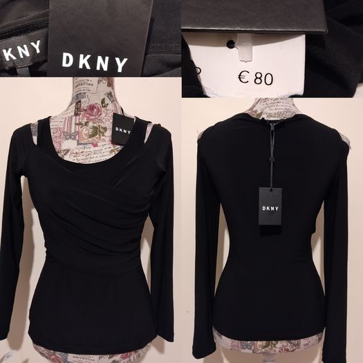Dkny Black Top, New With Tags