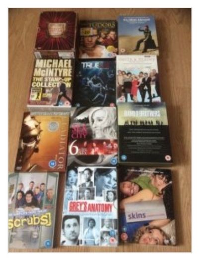 Job Lot DVDs & Box Sets  90 DVDs / 12 Box sets