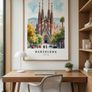 Barcelona Wall Art Print, Travel Art Poster Image 10