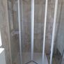 Folding Telescopic Shower Door.New Image 2