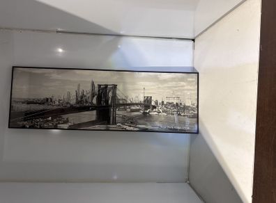 print The Brooklyn bridge framed print