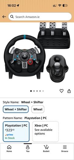 Logitech G29 SE steering wheel