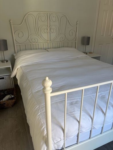 IKEA Leirvik - Metal Double Bedframe