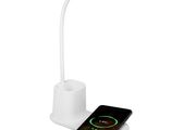 New 20x LED Desk Light Lamp 10W Wireless Induction Charging Charger #1506