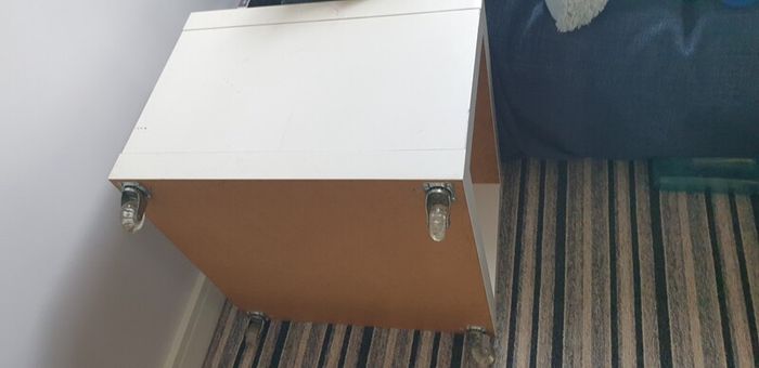 white coffee table roll-on