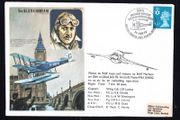 1976 Great Britain Illustrated Cover Commemorating 50th Anniversary of First Flight Britain to Australia and return tying 6 12d Machin Definitive Stamp. Cover flown from RAF Luqa to RAF Marham on Vicktor MK1 XA932