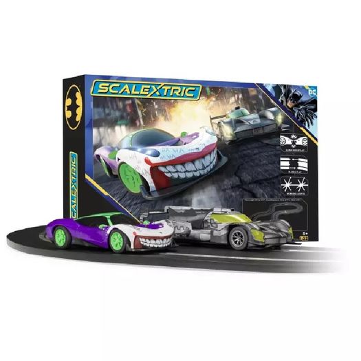 Scalextric Batman Vs The Joker Set - Cars with lights ( C1438M )
