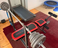 Multi purpose bench with weights
