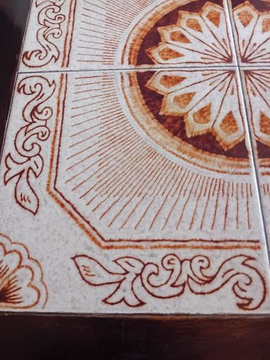 Mid century tiled coffee table
