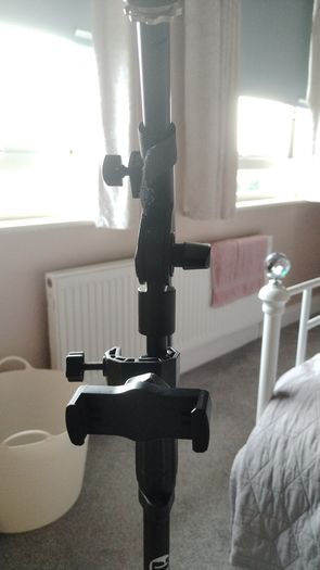 Adamhall Microphone stand with phone attachment
