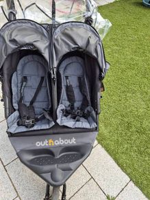 out n about double buggy