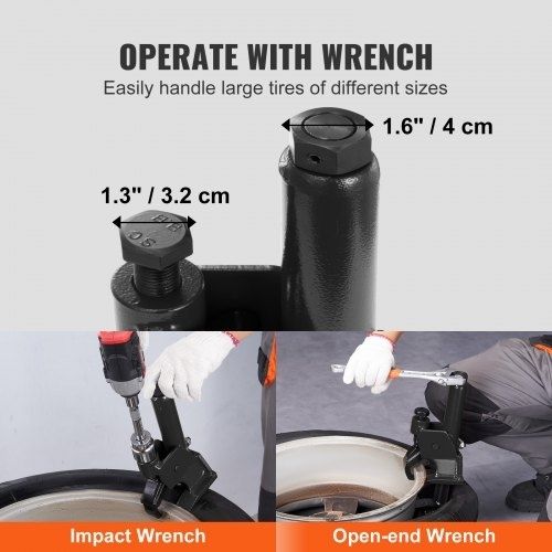 Manual Tire Bead Breaker, 96.5- 106.7 mm Tires Changer Tool, Heavy-duty Bead Breaking, Easy-Operated Tire Repair Tool for ATVs/UTVs, Tractors, Trucks, Cars, Heavy Duty Tires
