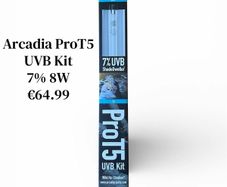 Arcadia ProT5 UVB Kit 7% 8W