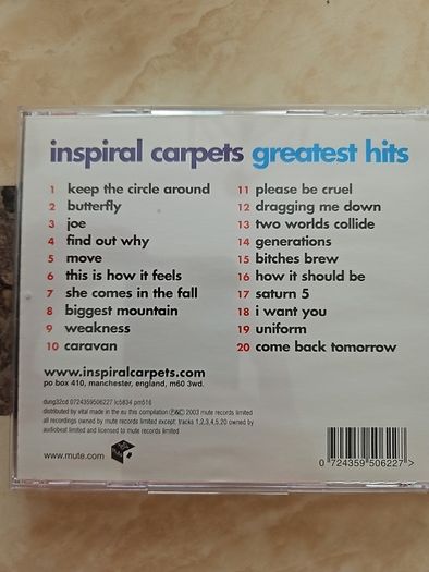 Inspiral Carpets CD - Greatest Hits