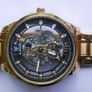 LIGE Mens Watches Skeleton Quartz Wristwatch Image 2