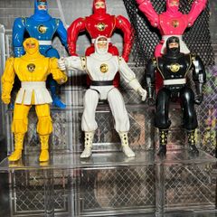 1995 Power rangers Bandai   Ninjetti Rangers 6 rangers