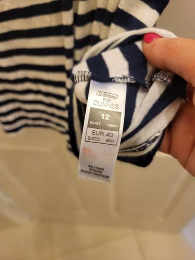 Womens striped tank top Size 12