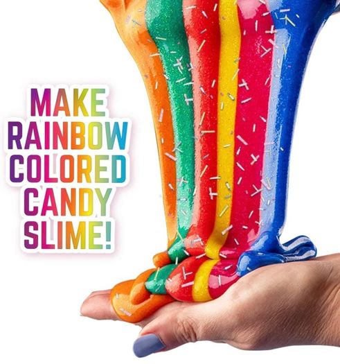 Rainbow Egg Candy Slime Kit, Complete Rainbow Toys Set in One Candy Slime Kit to Make Cloud Slime, Cotton Candy Slime & More (FREE POSTAGE)