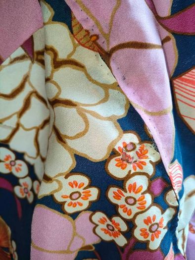 Vintage 1960s mini floral shift tunic dress Postage included