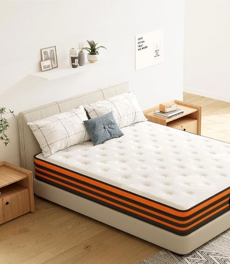 4FT Small Double Mattresses,10 Inch Gel Memory Foam Pocket Sprung Mattress with Breathable Soft Fabric,9 Zone Orthopedic