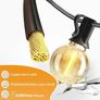 2 Pack 30M/100FT Garden Lights Mains Powered Outdoor with Remote, Each 40+2 LED Festoon String Lights Timer Dimmable, Shatterproof G40 Bulbs Waterproof Outside Lighting for Gazebo Patio Wedding Image 6