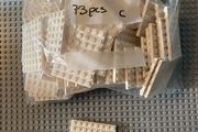Lego 6x8 Flat White piece Bag of 73