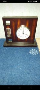 Celtic Wood Carved Clock
