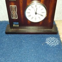 Celtic Wood Carved Clock
